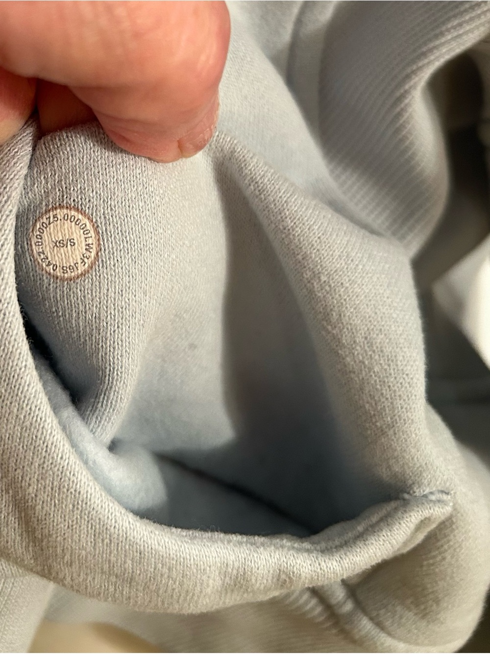 lululemon athletica Light Blue Half-Zip Pullover Hoodie - Picture 5 of 5